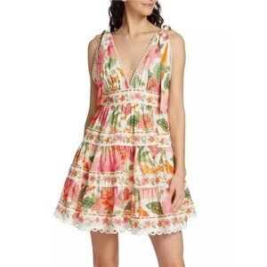FARM Rio Macaw Bloom Mini Dress - Large
